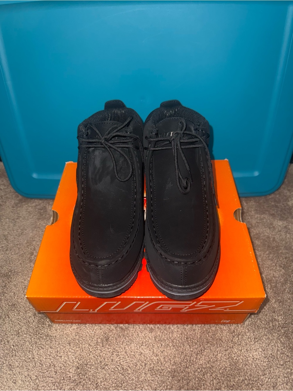 Lugz Men's Black Moc Toe Athletic Shoes